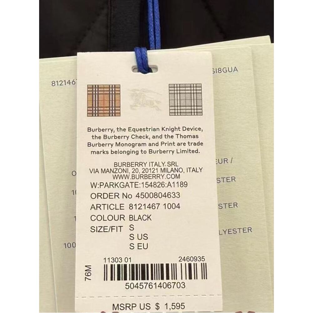 Burberry Diamond-Quilted Hooded Coat XL - Picture 7 of 8